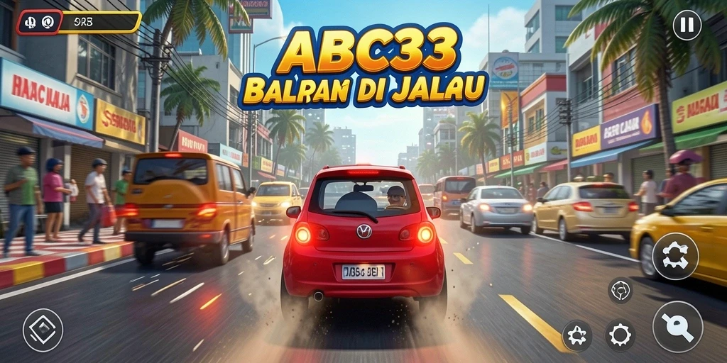 Tampilan gameplay Racing yang mendebarkan di ABC33.