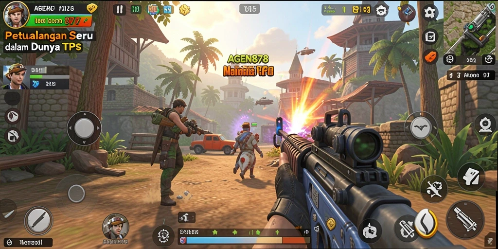 Tampilan gameplay AGEN878 dengan aksi seru dan grafis berkualitas tinggi.