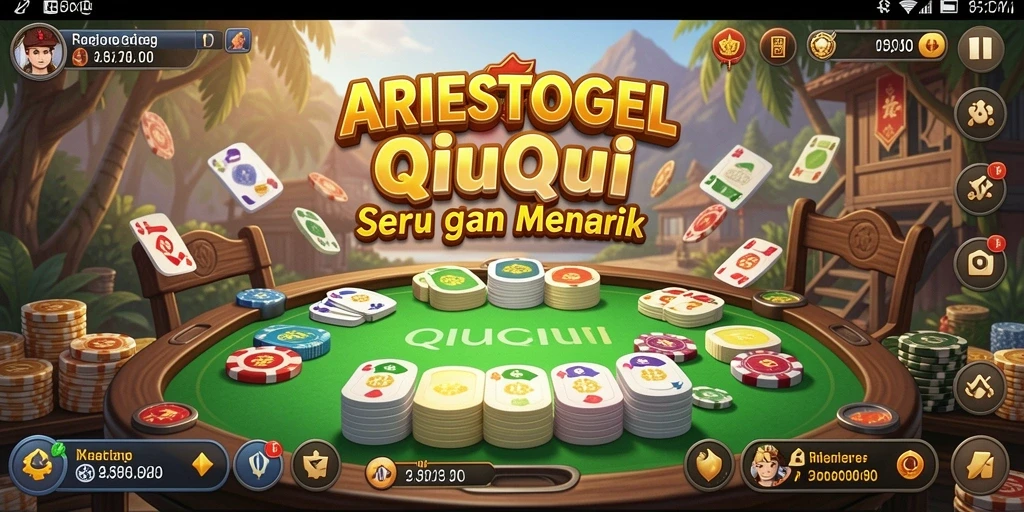 Tampilan gameplay QiuQiu yang menarik dan seru.