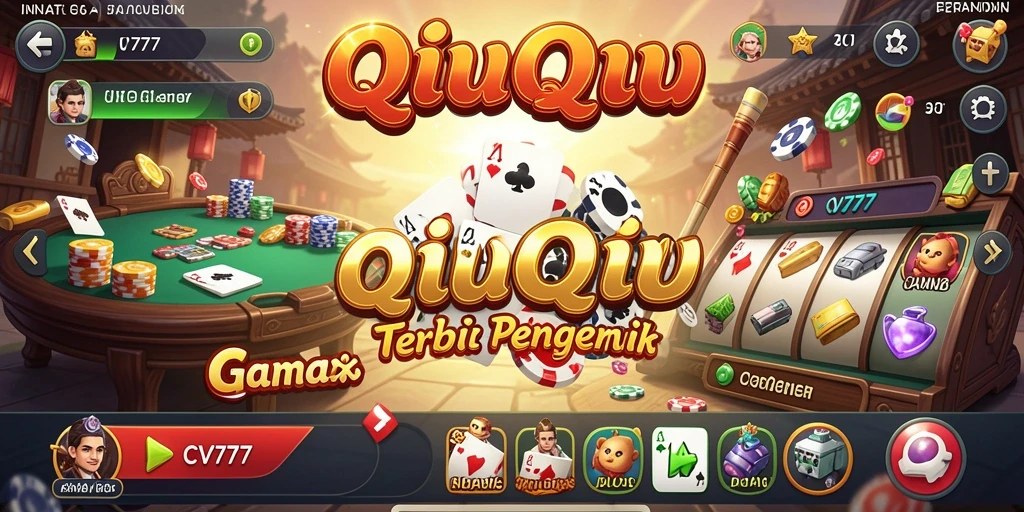 Screenshot gameplay QiuQiu yang seru dari CV777.