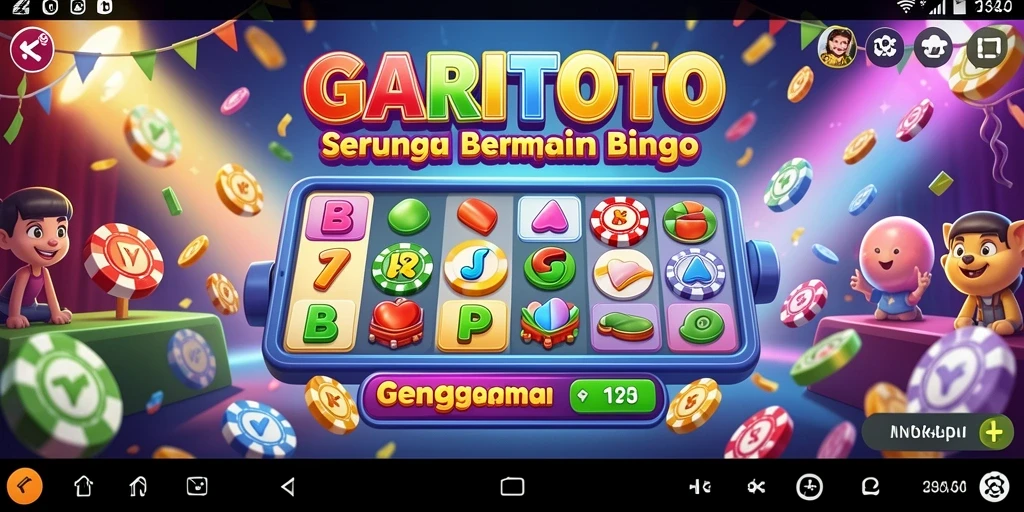 Tampilan gameplay Bingo GARITOTO yang seru dan menarik.