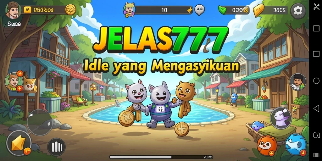 Tampilan gameplay JELAS777 yang menyenangkan dan menarik.