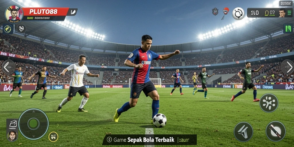 Tampilan gameplay <strong>PLUTO88</strong> yang menegangkan saat pertandingan berlangsung.