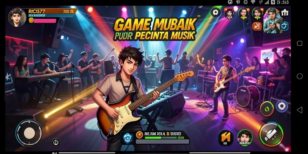 Tampilan gameplay RICIS77 yang interaktif dan seru.