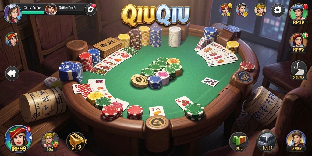 Gameplay seru QiuQiu di RP99 dengan grafis menarik.